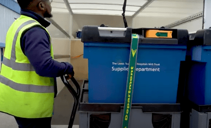 NHS supply chain using Loadhog sustainable packaging systems