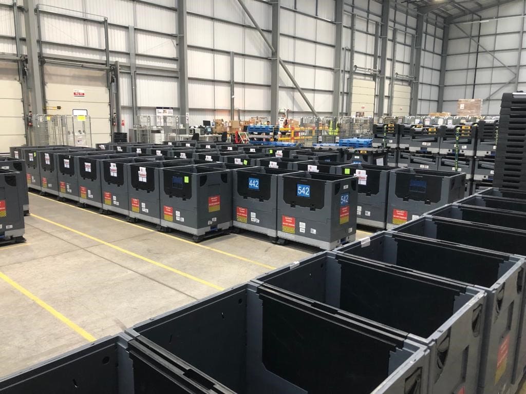 NHS supply chain using sustainable logistics packaging